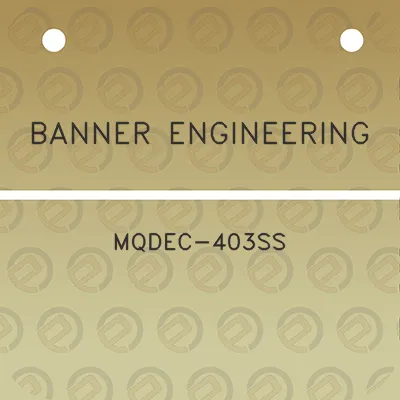 banner-engineering-mqdec-403ss