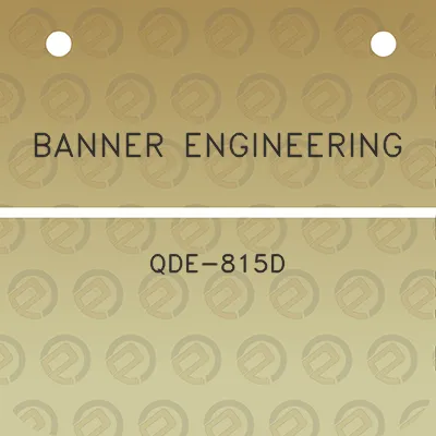 banner-engineering-qde-815d