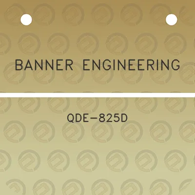 banner-engineering-qde-825d