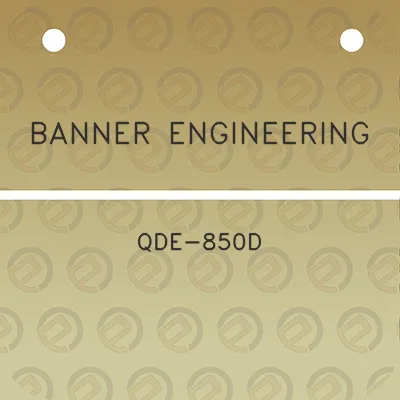 banner-engineering-qde-850d