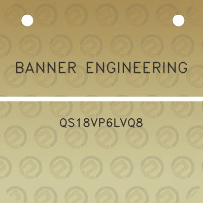 banner-engineering-qs18vp6lvq8