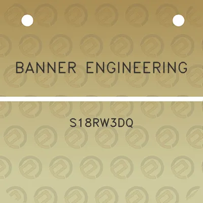 banner-engineering-s18rw3dq