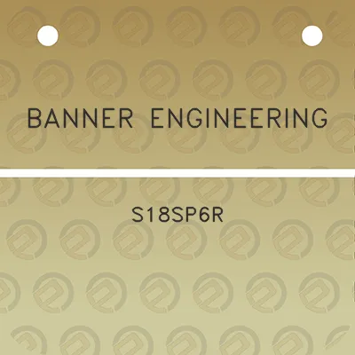 banner-engineering-s18sp6r