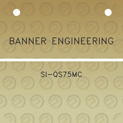 banner-engineering-si-qs75mc