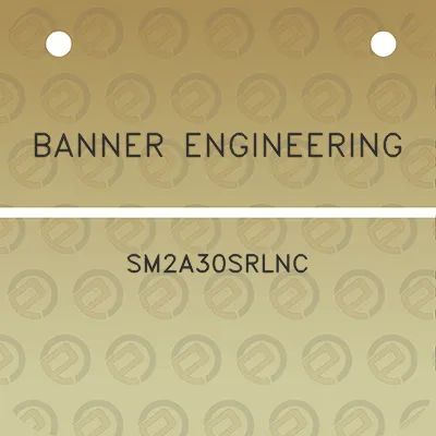 banner-engineering-sm2a30srlnc