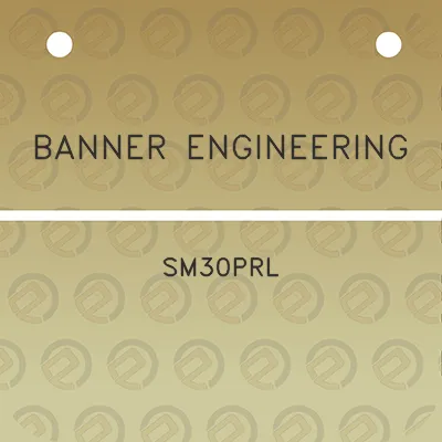 banner-engineering-sm30prl