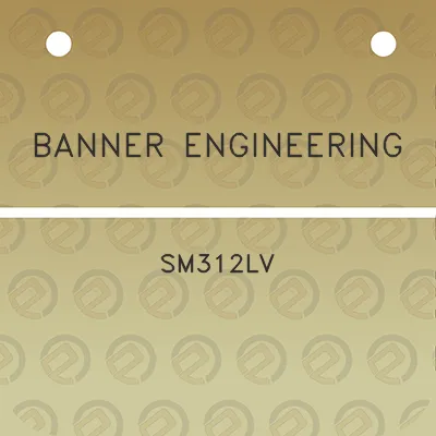 banner-engineering-sm312lv