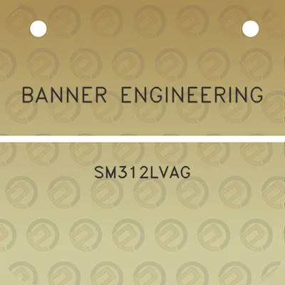 banner-engineering-sm312lvag