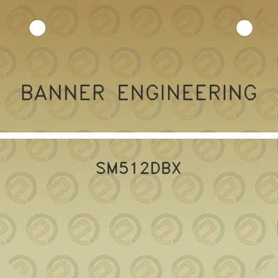 banner-engineering-sm512dbx