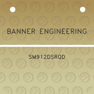 banner-engineering-sm912dsrqd