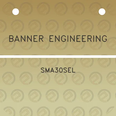 banner-engineering-sma30sel