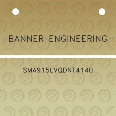 banner-engineering-sma915lvqdnt4140