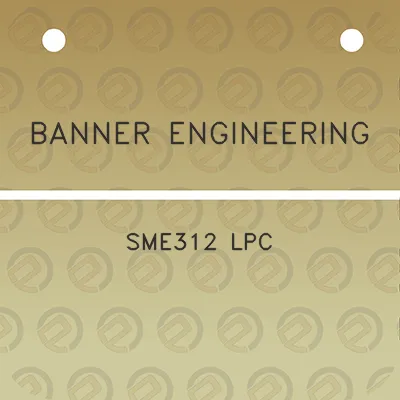 banner-engineering-sme312-lpc