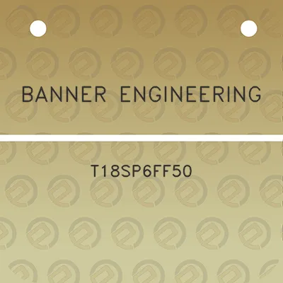 banner-engineering-t18sp6ff50