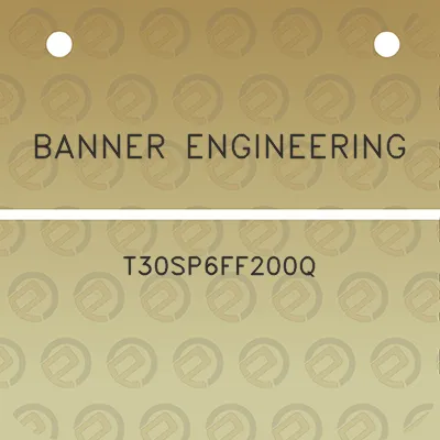 banner-engineering-t30sp6ff200q