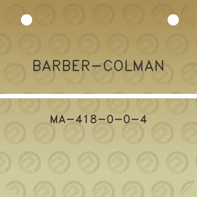 barber-colman-ma-418-0-0-4