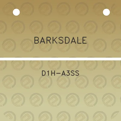 barksdale-d1h-a3ss