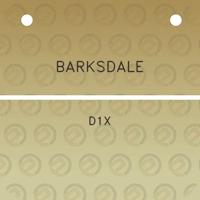 barksdale-d1x