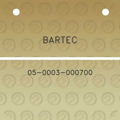 bartec-05-0003-000700