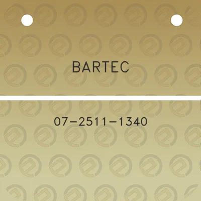 bartec-07-2511-1340