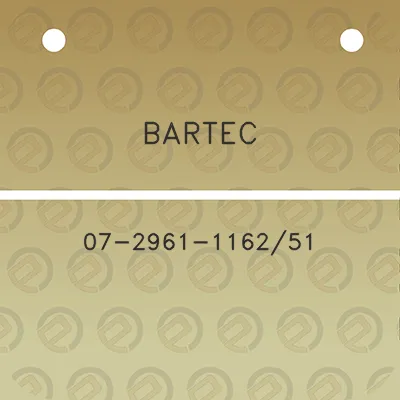 bartec-07-2961-116251