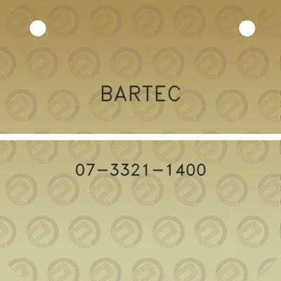 bartec-07-3321-1400