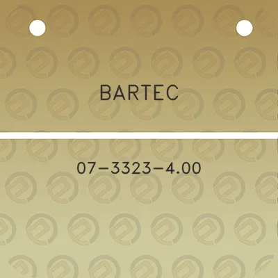 bartec-07-3323-400