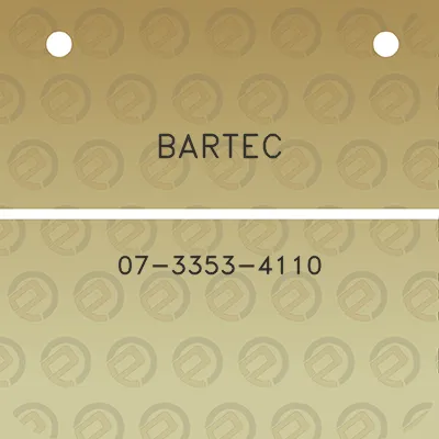 bartec-07-3353-4110