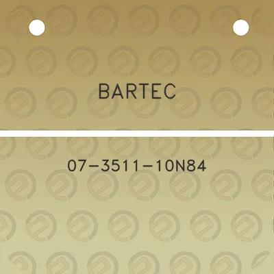 bartec-07-3511-10n84