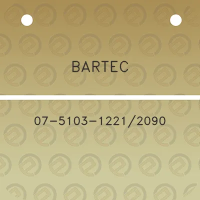 bartec-07-5103-12212090