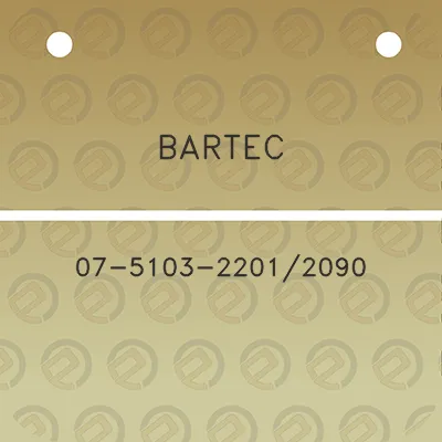 bartec-07-5103-22012090