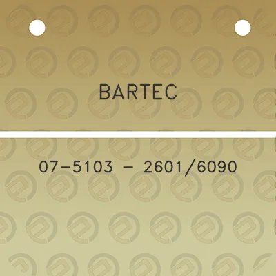 bartec-07-5103-26016090