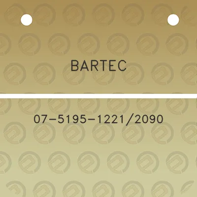 bartec-07-5195-12212090