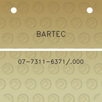 bartec-07-7311-6371000