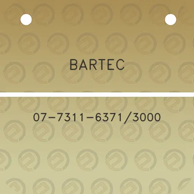 bartec-07-7311-63713000