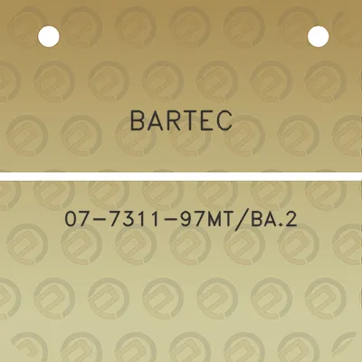 bartec-07-7311-97mtba2