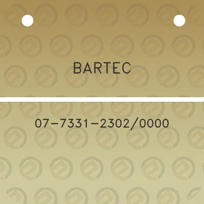 bartec-07-7331-23020000