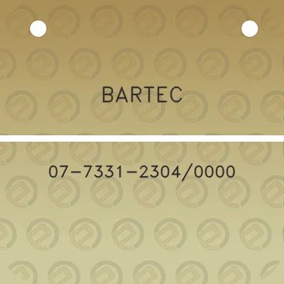 bartec-07-7331-23040000