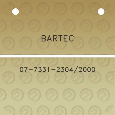 bartec-07-7331-23042000