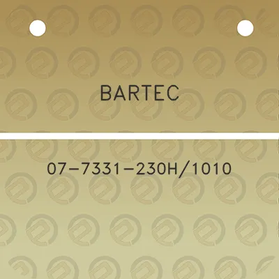 bartec-07-7331-230h1010