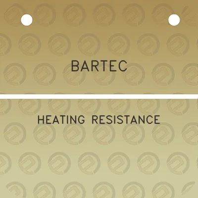 bartec-heating-resistance