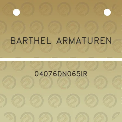 barthel-armaturen-04076dn065ir