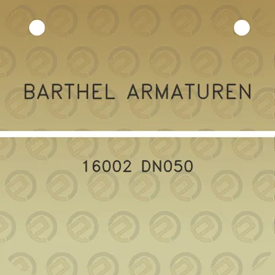 barthel-armaturen-16002-dn050