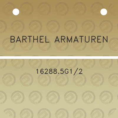 barthel-armaturen-162885g12