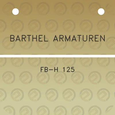 barthel-armaturen-fb-h-125