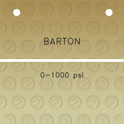 barton-0-1000-psi