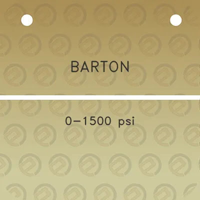 barton-0-1500-psi