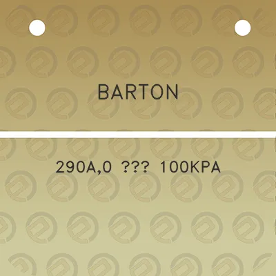 barton-290a0-100kpa