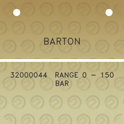 barton-32000044-range-0-150-bar