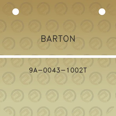 barton-9a-0043-1002t